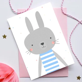 

Interior designer poster "bunny in a vest" poster first 0048a3