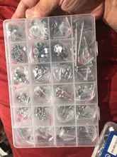 Ninejin-Juego de tornillos de cabeza hexagonal, 880 uds, M2, M3, M4, M5, acero inoxidable, hexagonal, cabezal redondo plano, surtido de Kit de tornillos