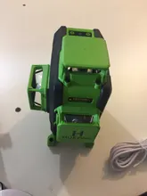 Huepar Nivel Láser de Línea Cruzada 4D de 16 Líneas Línea de Haz Verde con Batería de Iones de Litio Para Piso de Baldosas Multifunción & Control Remoto