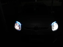 Led DRL Headlights Light-Accessories Led-Strip Ceyes Car Daytime Turn-Signal Auto 