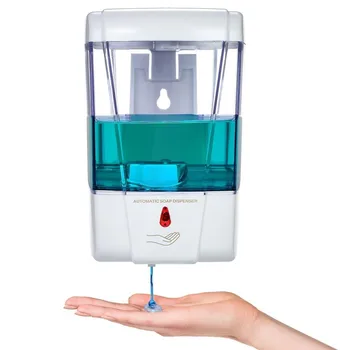 

BATHROOM LIQUID SOAP DISPENSER 700ML AUTOMATIC SENSOR SPRAY WASHING HANDS
