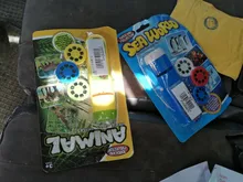 Balleenshiny-rompecabezas de interacción para padres e hijos, juguete luminoso para Educación Temprana, lámpara de proyector de Tobogán, Animal, dinosaurio