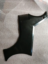 Comb Templates Hair-Beard-Trim Beauty-Tool Beards Transparent Men's for New-Arrivals