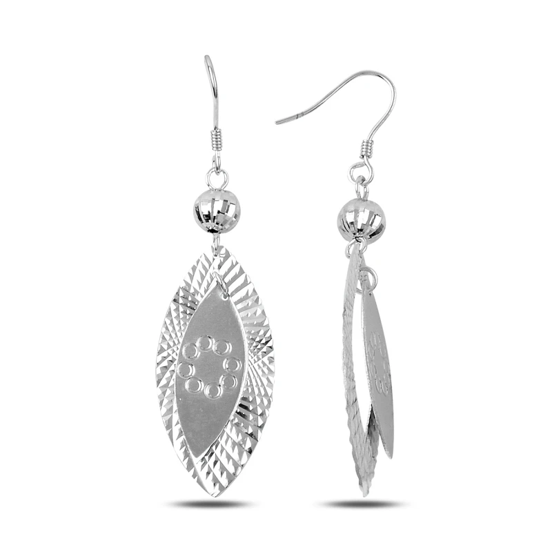KUTAYDAN Taşssız Dangle Earrings 925 Sterling Silver