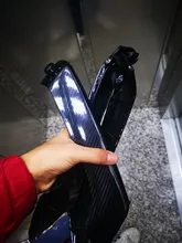 Película de envoltura de coche 5D negra, 1 unidad de 50x200cm, rollo de pegatina 5D para coche, película de accesorios para deporte Exterior