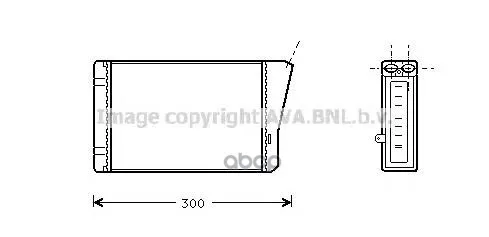 Радиатор Отопителя Ava Ol6196 Ava арт. OL6196