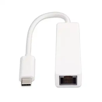 

ETHERNET adapter USB-C to USB-C (M) to ETHERNET (F) White