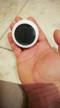 Tuya ZigBee-Sensor inteligente de temperatura del hogar y humedad, dispositivo con pantalla LED que funciona con asistente de Google y Tuya Zigbee Hub