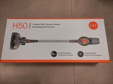 ILIFE-aspiradora de mano inalámbrica H50, succión de 10KPa, caja de polvo de 1.2L, electrodomésticos de limpieza de residuos, utensilio doméstico