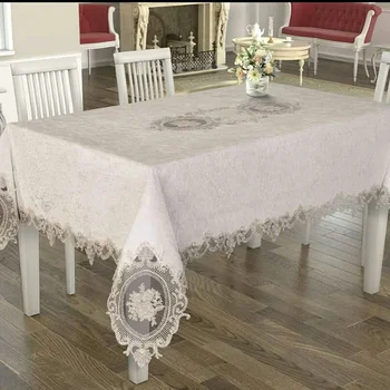 

Velvet Single Table Cloth-Cream M-E01