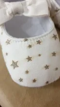 Zapatos de cuna para niño niña recién nacido, zapatillas informales con estampado de lunares y lazo