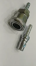 Hose-Compressor-Connector Air-Line-Fittings Quick-Release-Coupler Iron 2pcs for 8mm Sh20/ph20
