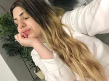 EASIHAIR-pelucas onduladas de cuerpo largo para mujer cabello sintético degradado, negro, marrón, Rubio, Cosplay, parte media Natural, resistente al calor