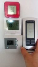 Regulador de temperatura de calefacción de caldera de Gas programable, termostato de batería AA con bloqueo de Chico, Control manual