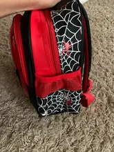Mochila de dibujos animados de Disney para bebé, niño y niña, bolso escolar de Spider-Man para niños, guardería, 3-6 Ys