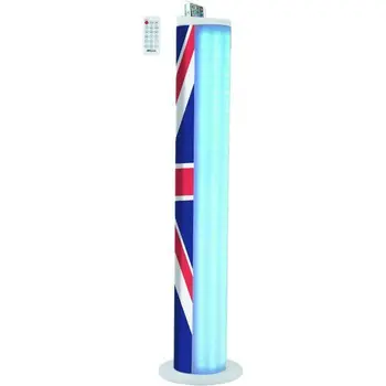 

TAKARA SL530BTUK / W Bluetooth Speaker tower 2.1-80W-USB Port -- LED String Light united Kingdom-