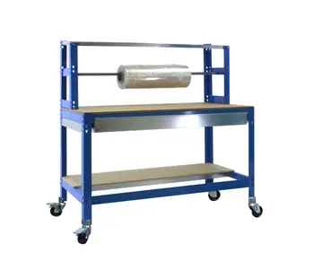 

WORK BENCH SIMONWORK WITH WHEELS BT4 BOX 1200 BLUE/WOOD