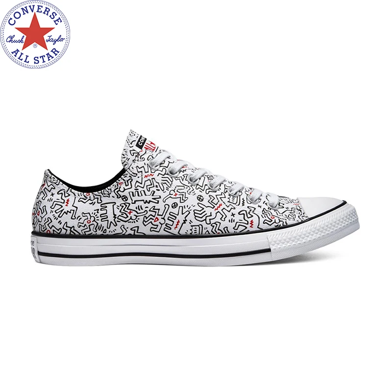 Оригинальные кроссовки Converse x Keith Haring Chuck Taylor All Star унисекс Мужские и женские