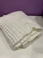 Manta de muselina para bebé recién nacido, edredón de algodón, 6 capas, Invierno