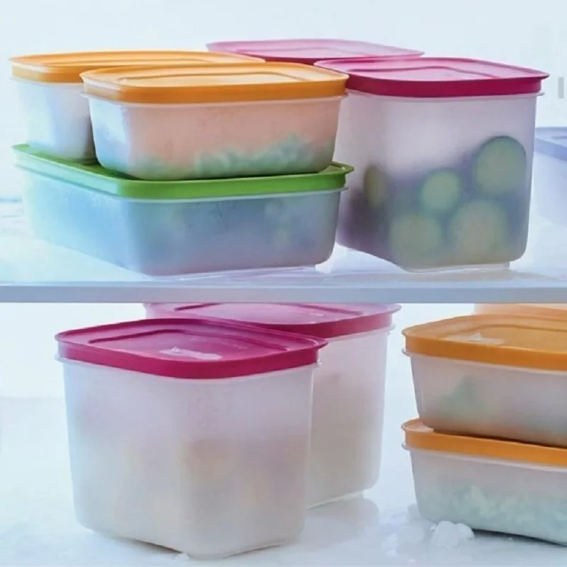 Tupperware-contenedor de almacenamiento para congelador profundo, accesorio  de Material de larga duración, almacenamiento saludable para la cocina -  AliExpress