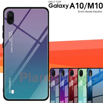 

Stand case gradient CRYSTAL premium compatible with Samsung Galaxy A10/M10 Case with toughened glass Royal elegant and sophisticated