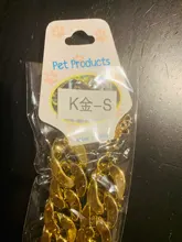 Necklace Pet-Accessories Photos-Props Cat-Chain Kitten Show-Off-Collar Gold Puppy Dogs