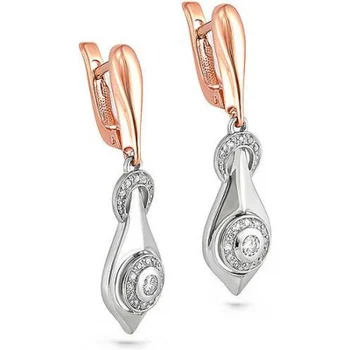 

Kabarovsky earrings with 36 diamonds in red gold