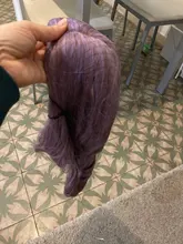 EASIHAIR-Peluca de cabello ombré ondulado para mujer afroamericana, cabellera artificial larga con flequillo, color gris, resistente al calor