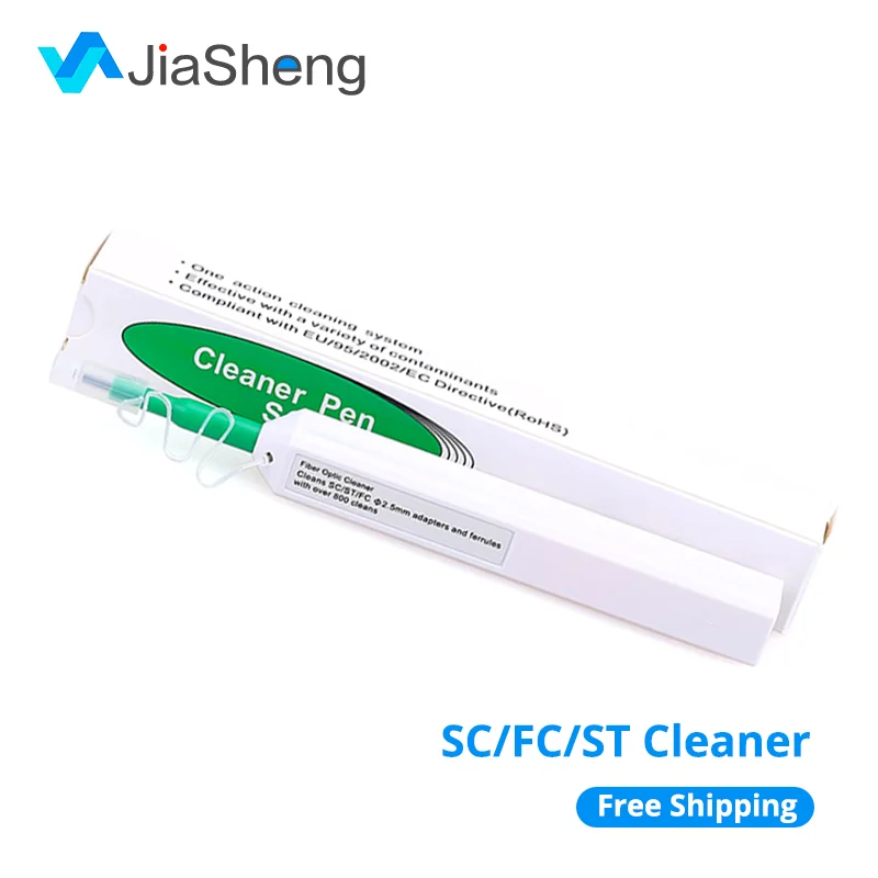 

800 times One-Click Fiber Optic Connector Cleaner Pen for SC ST and FC 2.5mm Adapters and Ferrules