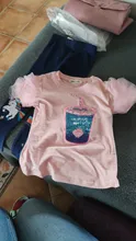 Tops T-Shirts Unicorn Short-Sleeve Flamingo Sequined Toddler Baby-Girls Printing Cartoon