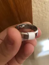 Moda personalizada anillo para amante de acero inoxidable Simple liso grabado anillo de nombre, regalo de boda