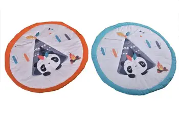 

Baby play mat 100% cotton fabric, incredibly soft, washable, antiallergic - healthy and perfect workmanship