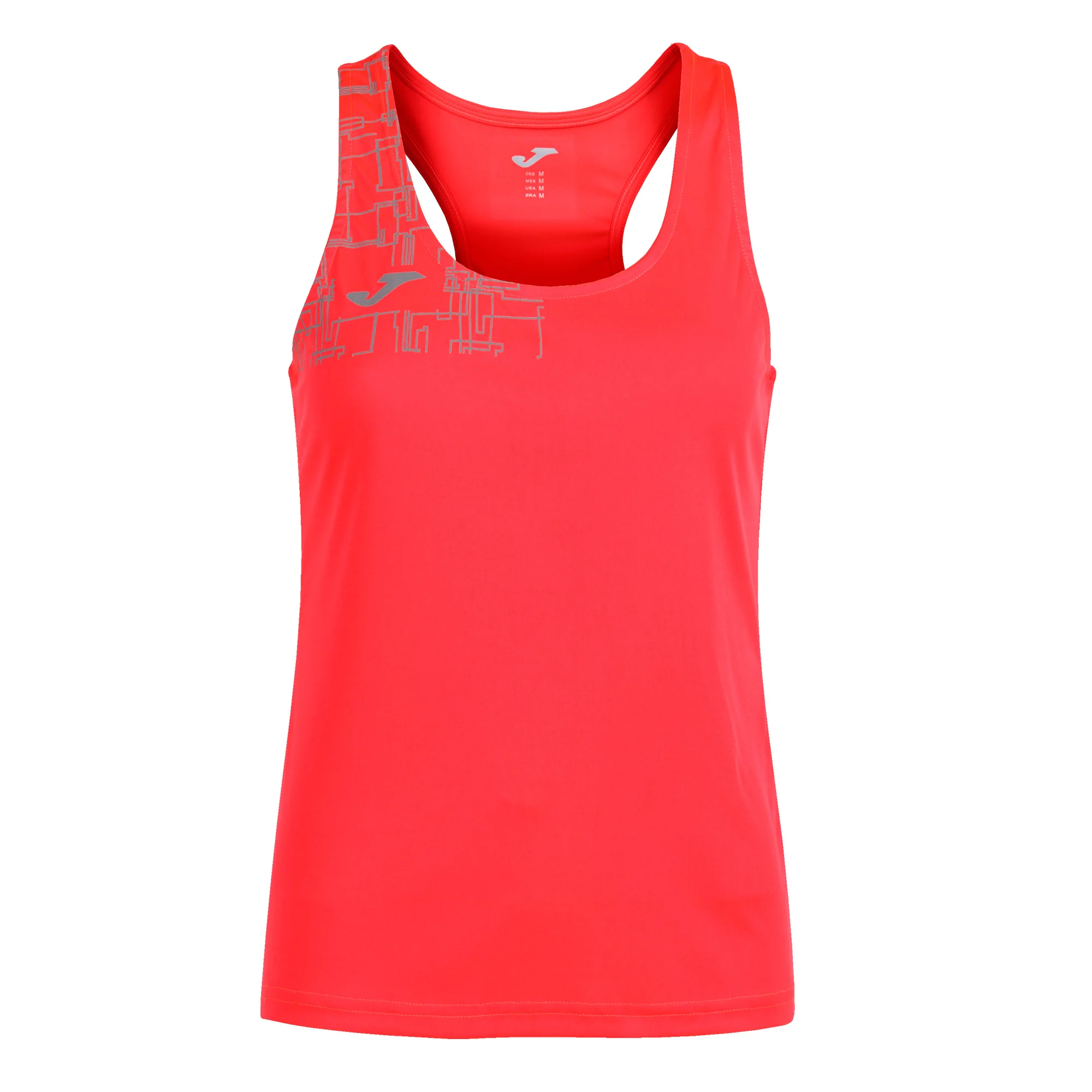 Joma Camiseta De Tirantes Mujer Record Tirantes Estampado Reflectante Deporte Athletics Training Career - Running T-shirts - AliExpress