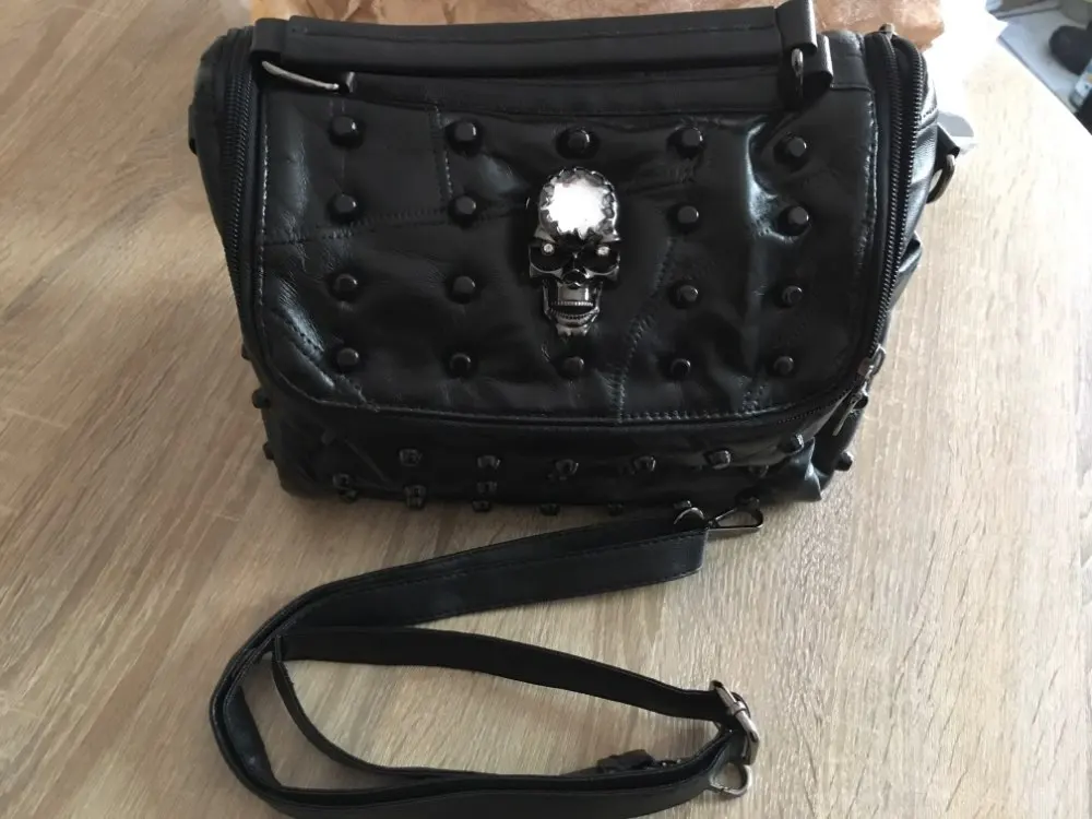 Crossbody Bag with Rivets and Skull photo review