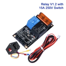 Bigtreetech relé v1.2 módulo de desligamento automático com potência 15a 250 v rocker switch impressora 3d placa skr v1.3 e3 pro
