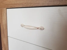 KAK-Manijas para cabinete de cocina, conjunto de mangos de zinc en aleación de marfil, ideal para puerta de alacena, cajón, perillas, muebles de moda europea, equipo de manijas