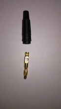 Connectors Plugs Cable-Wire Musical-Speaker Gold-Plated Pure-Copper 4mm Pin 4pcs New