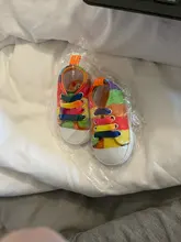 Nuevo lienzo bebé deportes zapatillas de deporte Zapatos bebé recién nacido niños niñas en primer lugar los caminantes zapatos de bebé de suela suave antideslizante zapatos de bebé