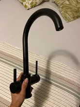 Kitchen Faucet Mounted Drinking-Water-Tap Dual-Spout ZR712 Swivel-Pipe Hot-And-Cold-Deck