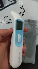 ELERA-termómetro Digital para la frente y el oído, medidor de temperatura corporal sin contacto, infrarrojo, LCD, cuerpo de adulto, fiebre IR, para niños