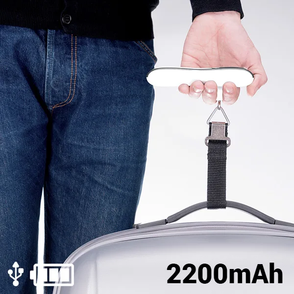  Suitcase Scales with Power Bank 2200 mAh 145336