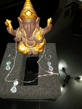 Conjunto de joyas de plata de ley 925 con Zirconia cúbica, collar con colgante de gato y gatito, con pendientes de palanca