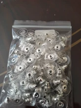 Lote de pendientes de goma para hacer joyas, 100 unidades