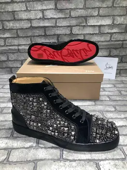 

High Top Red Bottoms CL Shoes 2020 Brand Christian L Luxury Shoes