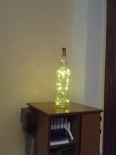 Light-Bar Wine-Bottle-Light Led-String Battery-Powered Cork Birthday-Party DIY 1m/2m