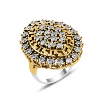

Silver 925 Sterling Authentic Zircon Stone Ring