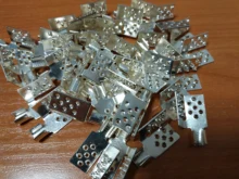 Special Silver Copper Clamps Floor Heating Film Connector Accessories