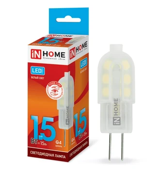 

LED lamp LED-JC-VC 1.5 W 12 V G4 4000 K 135lm IN HOME