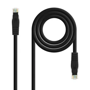 

Nanowire network Cord hose RJ45 LSZH Cat.6A UTP AWG24, Black, 1.0m