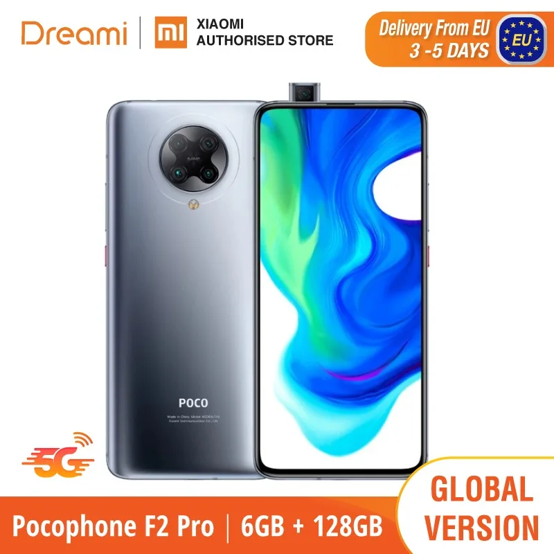 Versão global xiaomi pocofone f2 pro 6gb ram 128gb rom (novo/selado ...